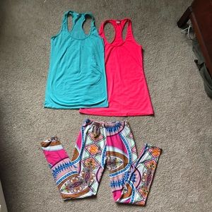 2-Pack | Fabletics and Xersion workout tops